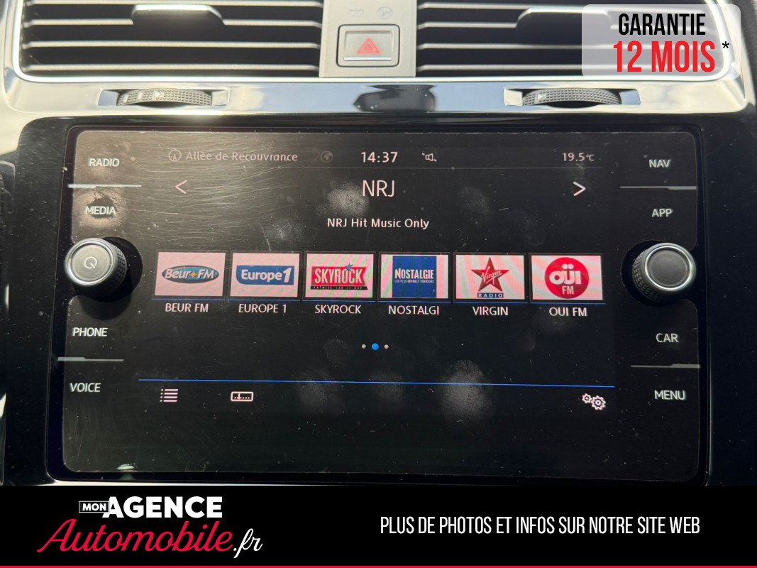 Volkswagen GOLF VII (2) 2.0 TDI 150 BLUEMOTION TECHNOLOGY CARAT DSG7 5P