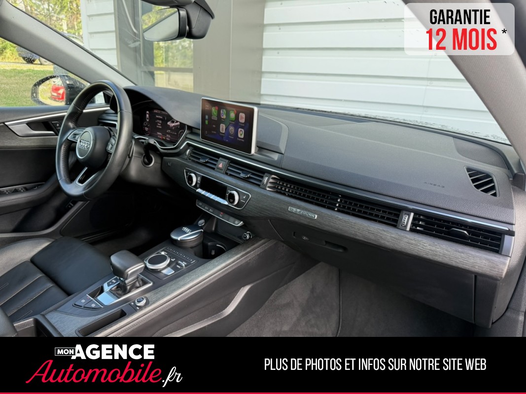 Audi A5 SPORTBACK 3.0 TDI 218ch QUATTRO S TRONIC *CUIR*CARPLAY*VIRTUAL COCKPIT*SIEGES ELEC CHAUFFANTS*COFFRE ELEC*INDUCTION*/ GARANTIE 12 MOIS