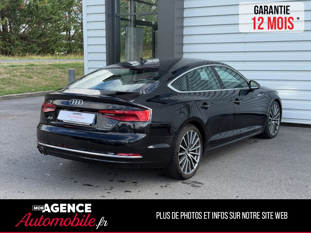 Audi A5 SPORTBACK 3.0 TDI 218ch QUATTRO S TRONIC *CUIR*CARPLAY*VIRTUAL COCKPIT*SIEGES ELEC CHAUFFANTS*COFFRE ELEC*INDUCTION*/ GARANTIE 12 MOIS