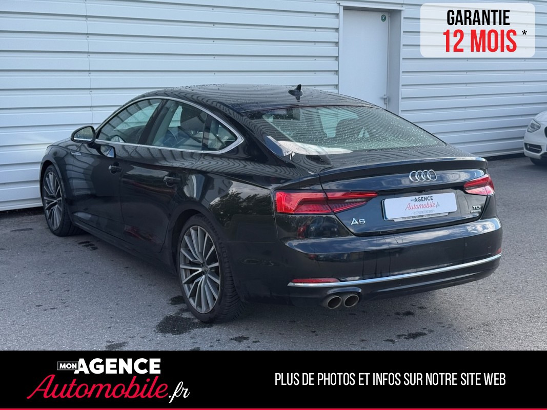 Audi A5 SPORTBACK 3.0 TDI 218ch QUATTRO S TRONIC *CUIR*CARPLAY*VIRTUAL COCKPIT*SIEGES ELEC CHAUFFANTS*COFFRE ELEC*INDUCTION*/ GARANTIE 12 MOIS