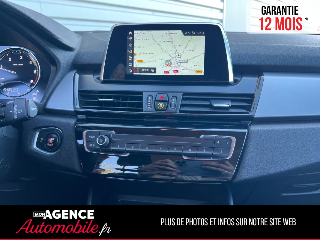 BMW Série 2 GRAN TOURER 218D *Boite Automatique*Historique Constructeur / GARANTIE 12 MOIS