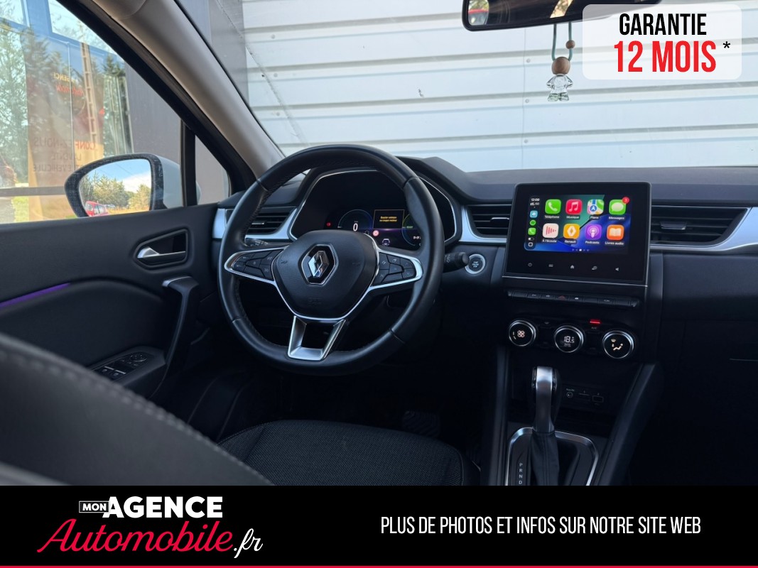 Renault CAPTUR 1.6 E-TECH PLUG-IN Hybride Rechargeable 160ch INTENS / GARANTIE 12 MOIS