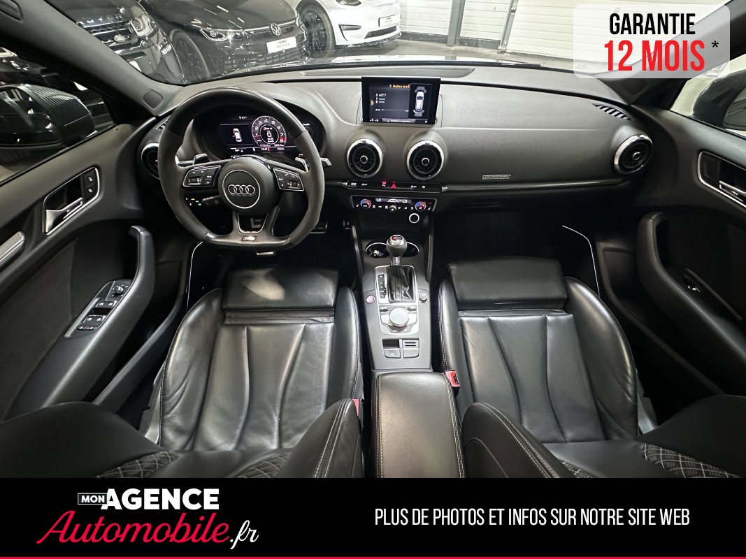 Audi RS3 SPORTBACK 2.5 TFSI 400 S Tronic 7 Quattro / Toit Ouvrant / B&O GARANTIE 12 MOIS