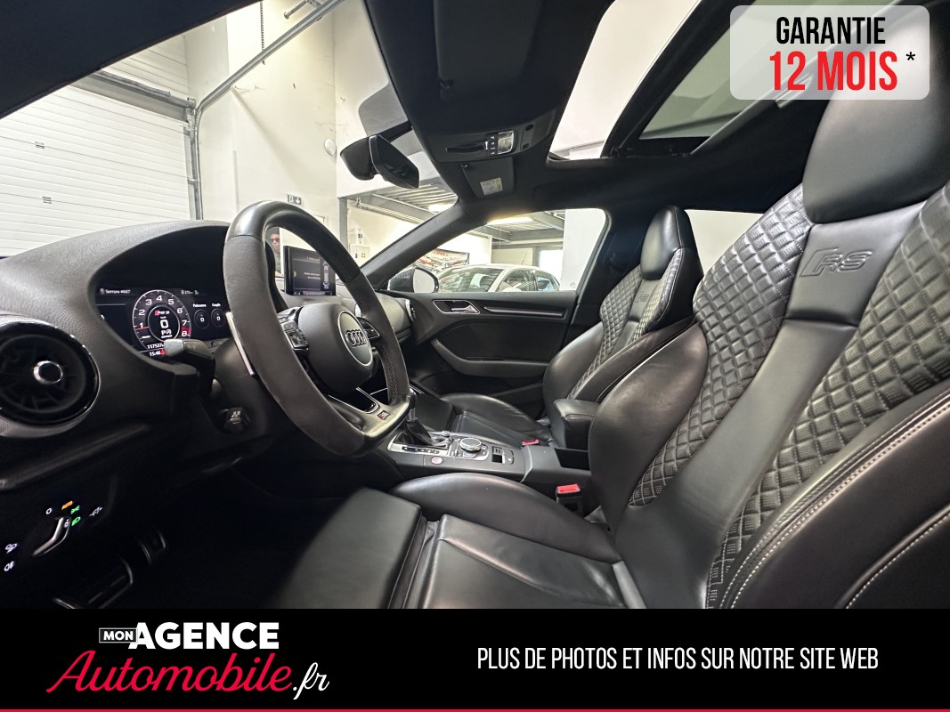 Audi RS3 SPORTBACK 2.5 TFSI 400 S Tronic 7 Quattro / Toit Ouvrant / B&O GARANTIE 12 MOIS