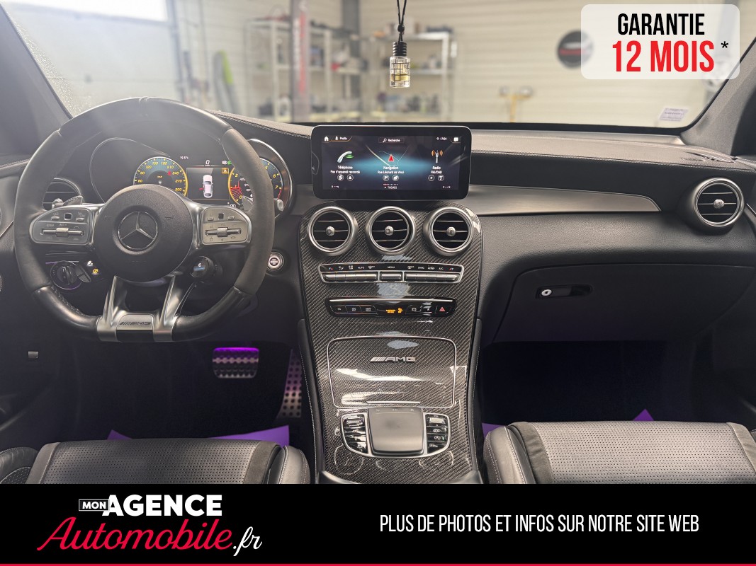 Mercedes CLASSE GLC COUPE 63 S AMG 4MATIC+ SIEGE F1 - PACK AERO / Garantie 12 Coupé