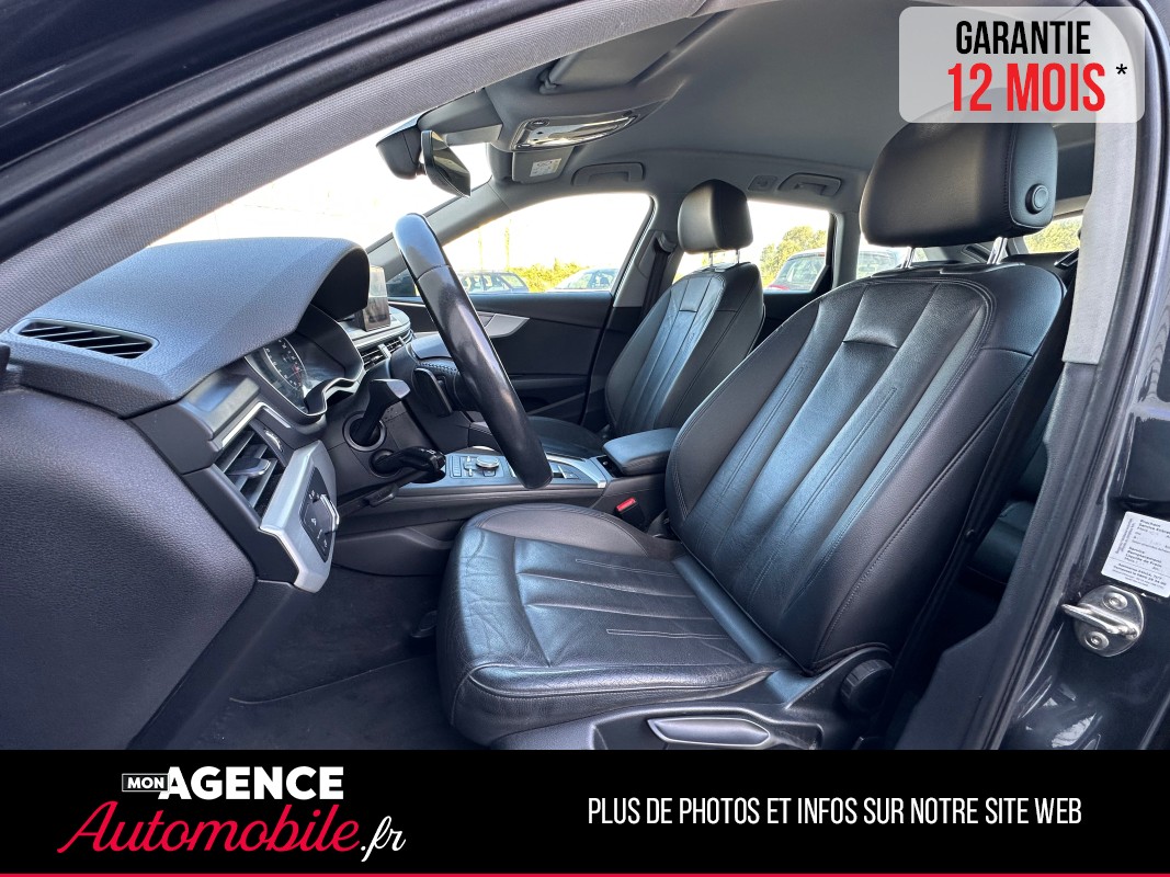 Audi A4 AVANT BUSINESS 2.0 TDI 190 Ch QUATTRO  S-Tronic *Sièges Cuir*Attelage Amovible*Hayon Elec / GARANTIE 12 MOIS