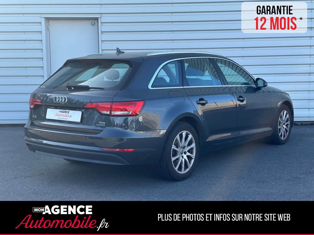 Audi A4 AVANT BUSINESS 2.0 TDI 190 Ch QUATTRO  S-Tronic *Sièges Cuir*Attelage Amovible*Hayon Elec / GARANTIE 12 MOIS