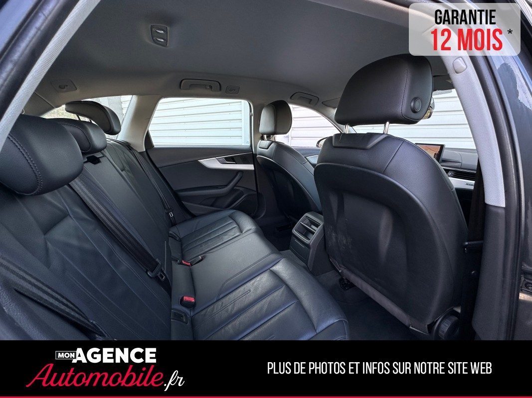 Audi A4 AVANT BUSINESS 2.0 TDI 190 Ch QUATTRO  S-Tronic *Sièges Cuir*Attelage Amovible*Hayon Elec / GARANTIE 12 MOIS