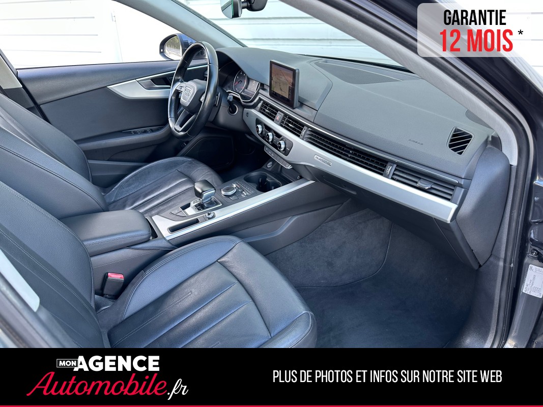 Audi A4 AVANT BUSINESS 2.0 TDI 190 Ch QUATTRO  S-Tronic *Sièges Cuir*Attelage Amovible*Hayon Elec / GARANTIE 12 MOIS