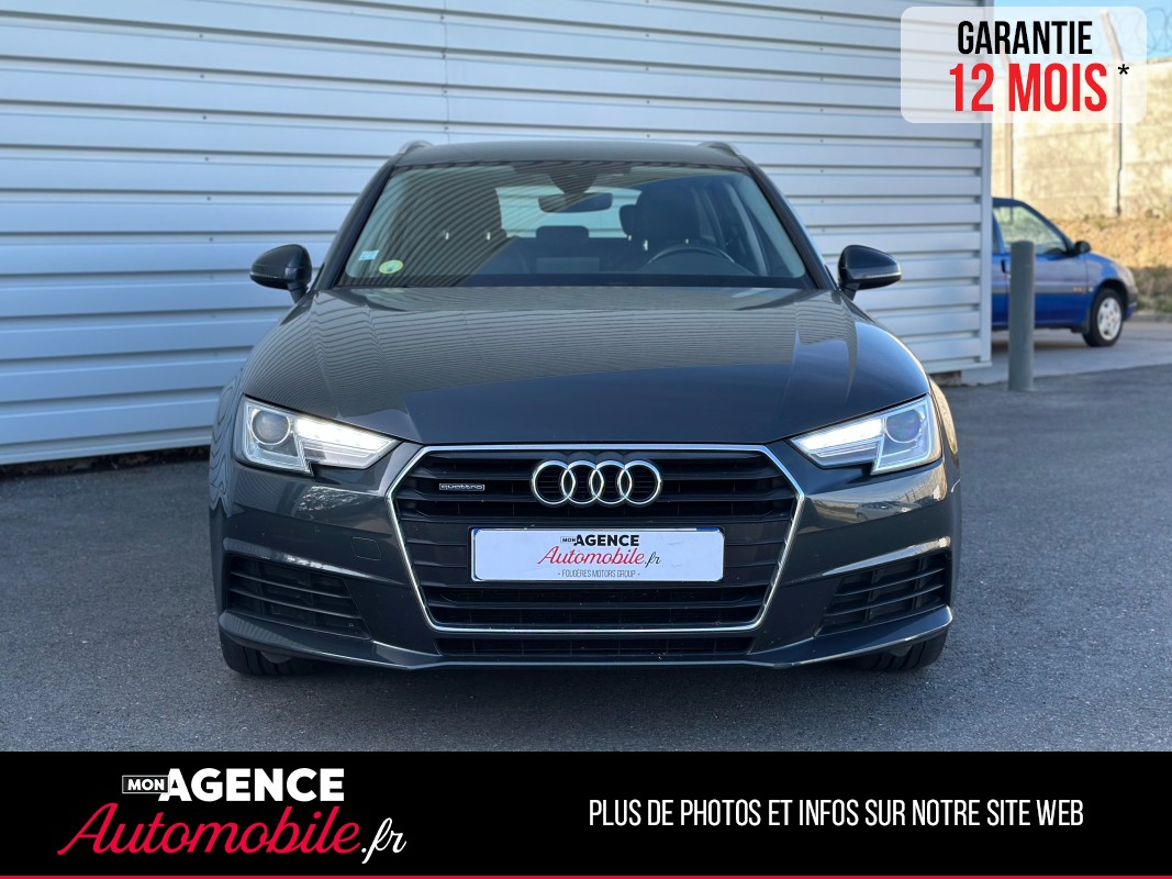 Audi A4 AVANT BUSINESS 2.0 TDI 190 Ch QUATTRO  S-Tronic *Sièges Cuir*Attelage Amovible*Hayon Elec / GARANTIE 12 MOIS