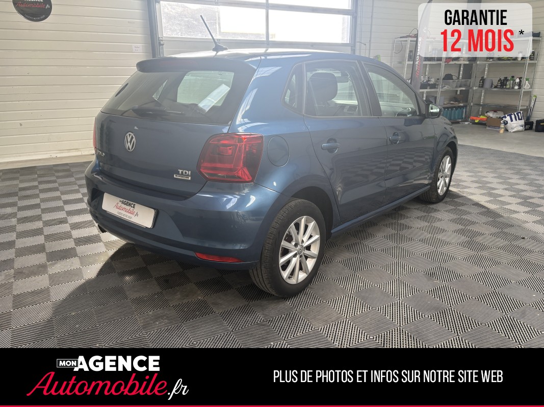 Volkswagen POLO V Phase 2 1.4 TDI 12V 90 CH Lounge 5 Portes / 12 Mois De Garantie
