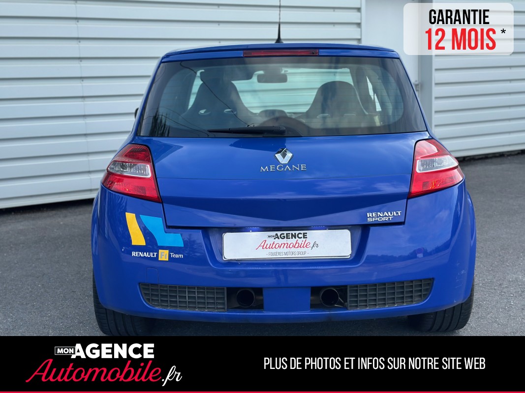 Renault MEGANE II 2 RS Coupé 225ch F1 TEAM R25 *Sièges RECARO *Historique COMPLET / GARANTIE 12 MOIS