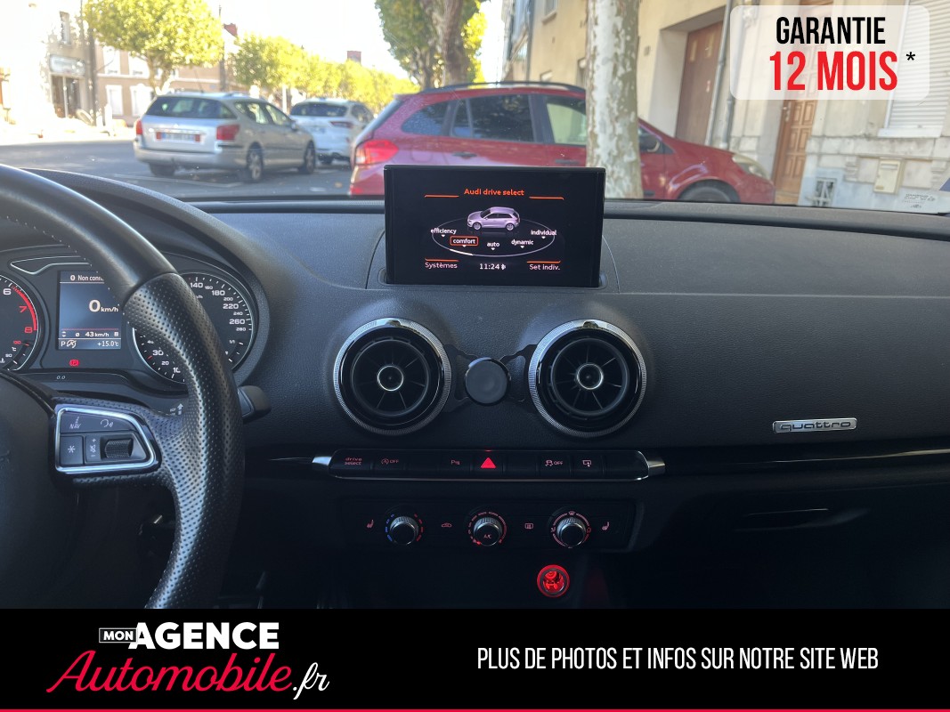Audi A3 Sportback Quattro (8VA) 1.8 TFSi S-Tronic6 180 Cv S-LINE