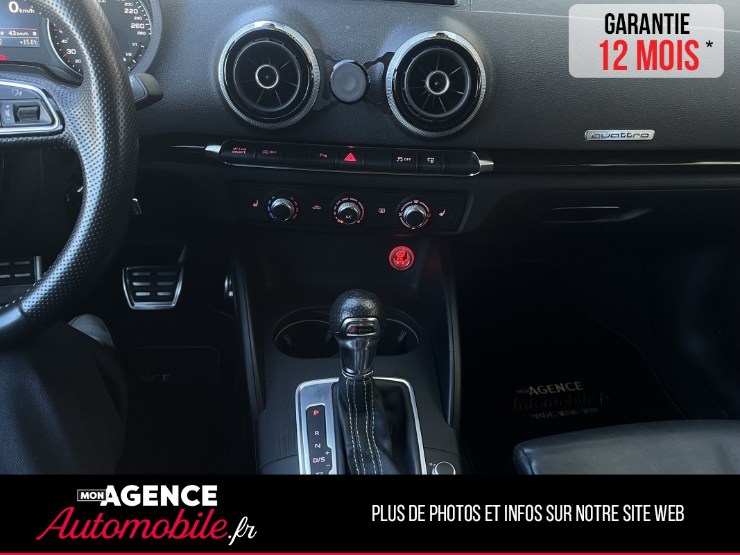 Audi A3 Sportback Quattro (8VA) 1.8 TFSi S-Tronic6 180 Cv S-LINE
