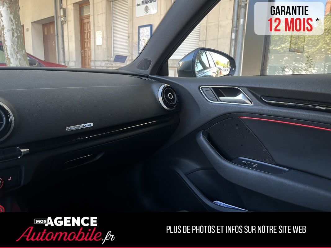 Audi A3 Sportback Quattro (8VA) 1.8 TFSi S-Tronic6 180 Cv S-LINE