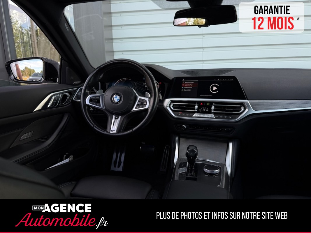 BMW SERIE 4 420 D COUPE MSPORT *HISTORIQUE 100% BMW*ATTELAGE ELEC*HARMAN KARDON*SIEGES VOLANT CHAUFFANTS*CAMERA 360/ GARANTIE 12 MOIS