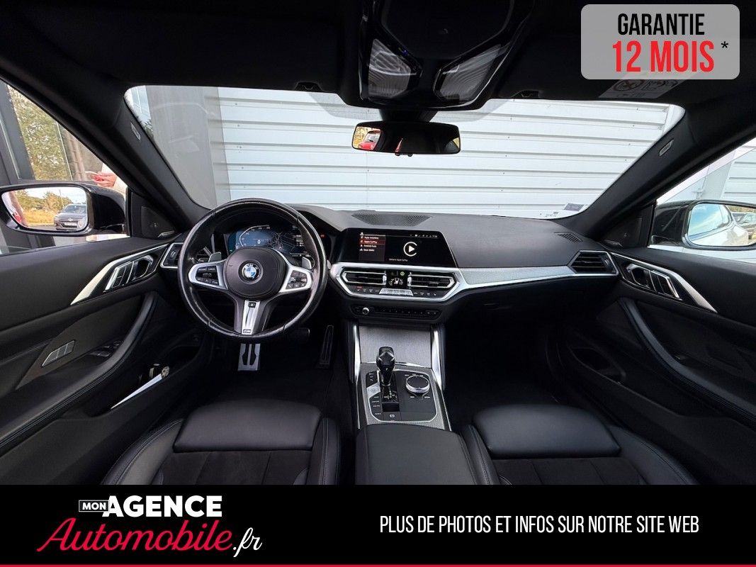 BMW SERIE 4 420 D COUPE MSPORT *HISTORIQUE 100% BMW*ATTELAGE ELEC*HARMAN KARDON*SIEGES VOLANT CHAUFFANTS*CAMERA 360/ GARANTIE 12 MOIS
