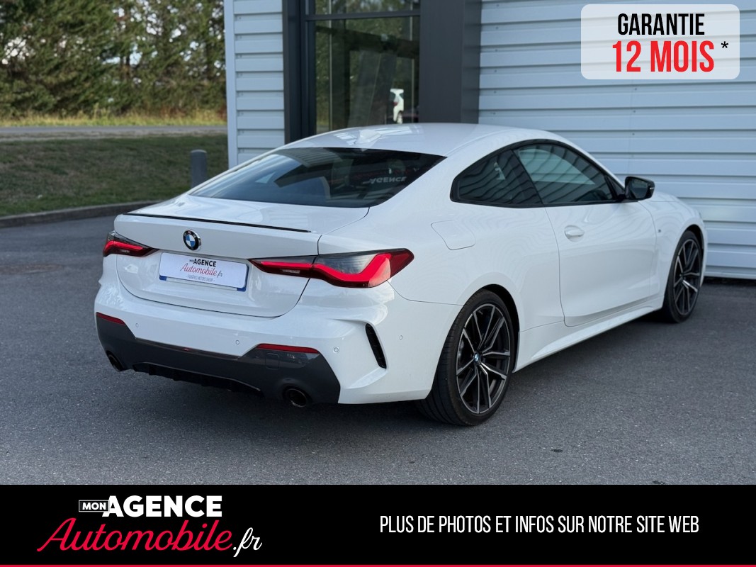 BMW SERIE 4 420 D COUPE MSPORT *HISTORIQUE 100% BMW*ATTELAGE ELEC*HARMAN KARDON*SIEGES VOLANT CHAUFFANTS*CAMERA 360/ GARANTIE 12 MOIS