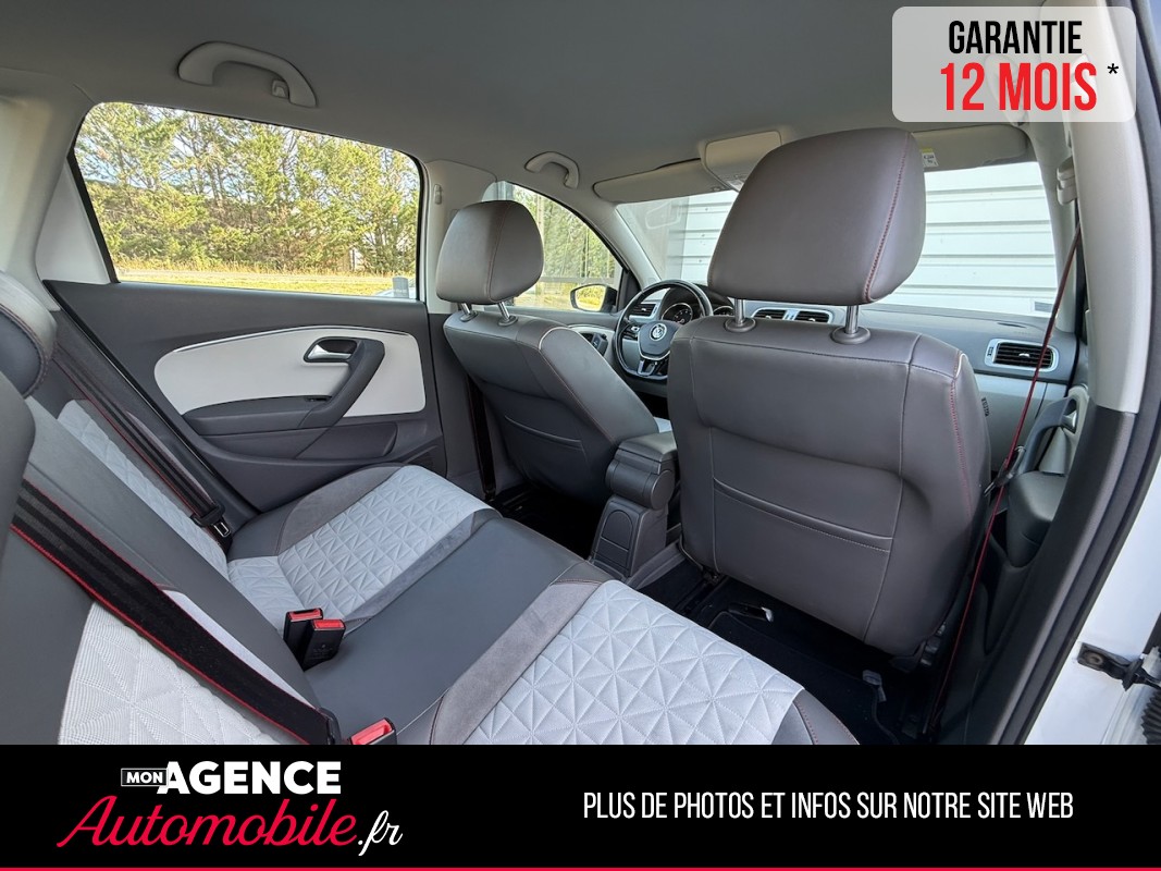 Volkswagen POLO V 1.2 TSI 90ch BEATS Audio *KIT DISTRIBUTION 2025*CAMERA*CARPLAY*RADAR AV AR*SIEGES SEMI-CUIR / GARANTIE 12 MOIS