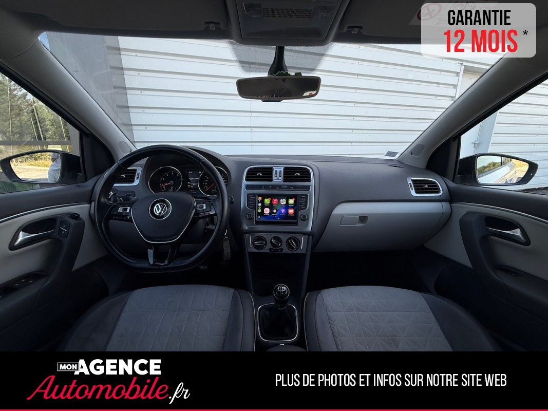 Volkswagen POLO V 1.2 TSI 90ch BEATS Audio *KIT DISTRIBUTION 2025*CAMERA*CARPLAY*RADAR AV AR*SIEGES SEMI-CUIR / GARANTIE 12 MOIS
