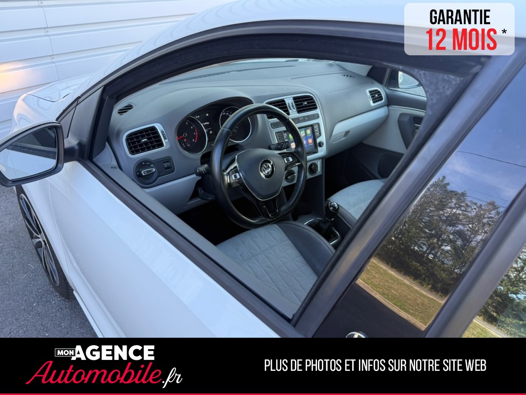 Volkswagen POLO V 1.2 TSI 90ch BEATS Audio *KIT DISTRIBUTION 2025*CAMERA*CARPLAY*RADAR AV AR*SIEGES SEMI-CUIR / GARANTIE 12 MOIS