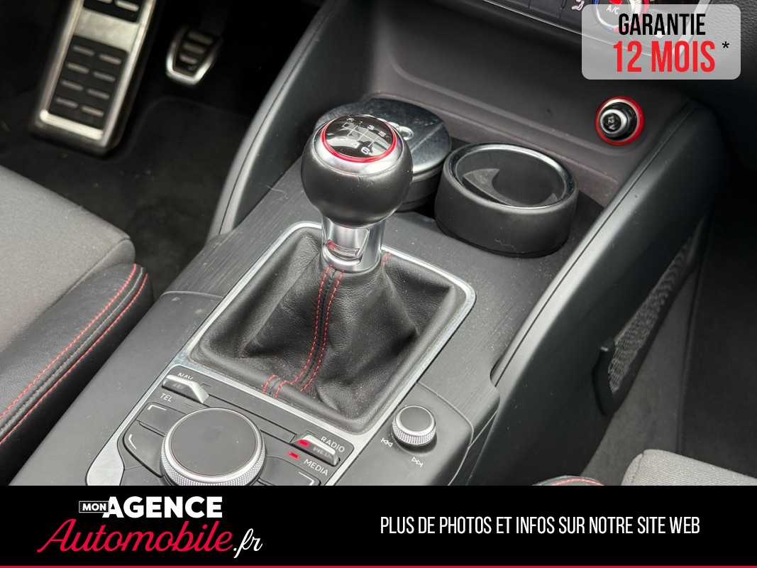 Audi S3 SPORTBACK 2.0 TFSI 300CH Boite Mécanique  QUATTRO *CARPLAY*TOIT OUVRANT*SIEGES CHAUFFANTS / GARANTIE 12 MOIS