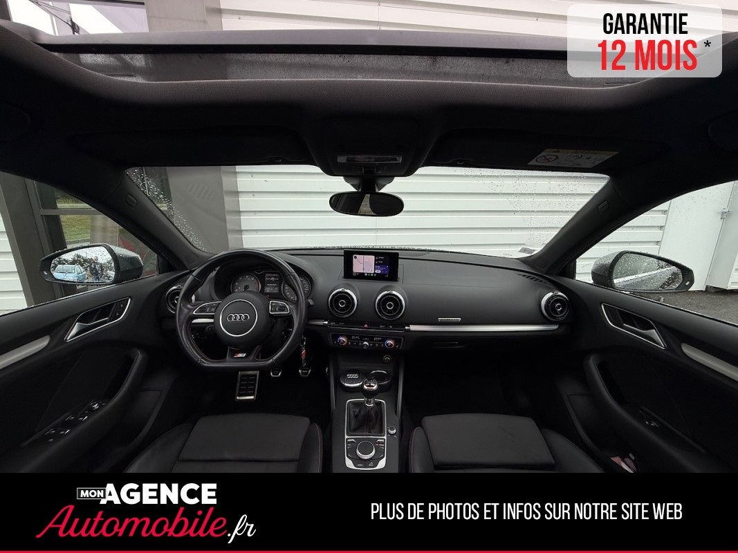 Audi S3 SPORTBACK 2.0 TFSI 300CH Boite Mécanique  QUATTRO *CARPLAY*TOIT OUVRANT*SIEGES CHAUFFANTS / GARANTIE 12 MOIS