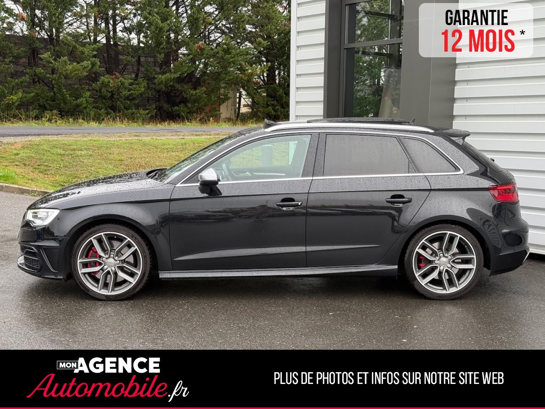Audi S3 SPORTBACK 2.0 TFSI 300CH Boite Mécanique  QUATTRO *CARPLAY*TOIT OUVRANT*SIEGES CHAUFFANTS / GARANTIE 12 MOIS