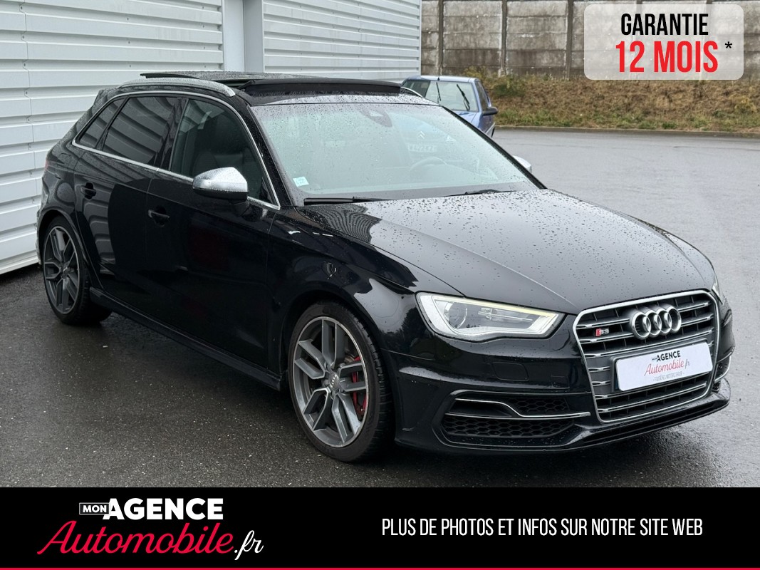 Audi S3 SPORTBACK 2.0 TFSI 300CH Boite Mécanique  QUATTRO *CARPLAY*TOIT OUVRANT*SIEGES CHAUFFANTS / GARANTIE 12 MOIS