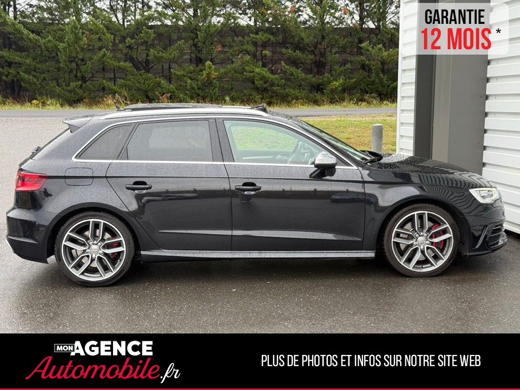 Audi S3 SPORTBACK 2.0 TFSI 300CH Boite Mécanique  QUATTRO *CARPLAY*TOIT OUVRANT*SIEGES CHAUFFANTS / GARANTIE 12 MOIS