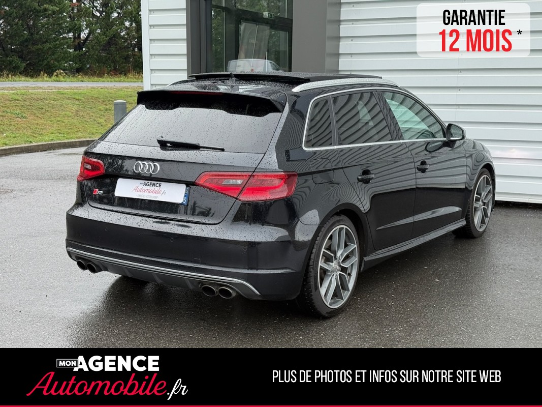 Audi S3 SPORTBACK 2.0 TFSI 300CH Boite Mécanique  QUATTRO *CARPLAY*TOIT OUVRANT*SIEGES CHAUFFANTS / GARANTIE 12 MOIS