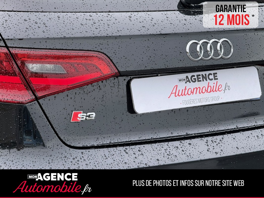 Audi S3 SPORTBACK 2.0 TFSI 300CH Boite Mécanique  QUATTRO *CARPLAY*TOIT OUVRANT*SIEGES CHAUFFANTS / GARANTIE 12 MOIS