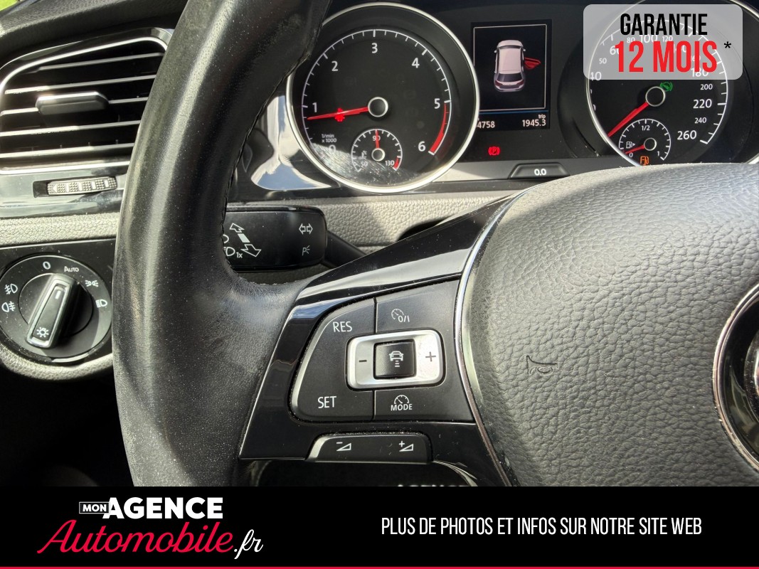 Volkswagen GOLF VII (2) 2.0 TDI 150 BLUEMOTION TECHNOLOGY CARAT DSG7 5P