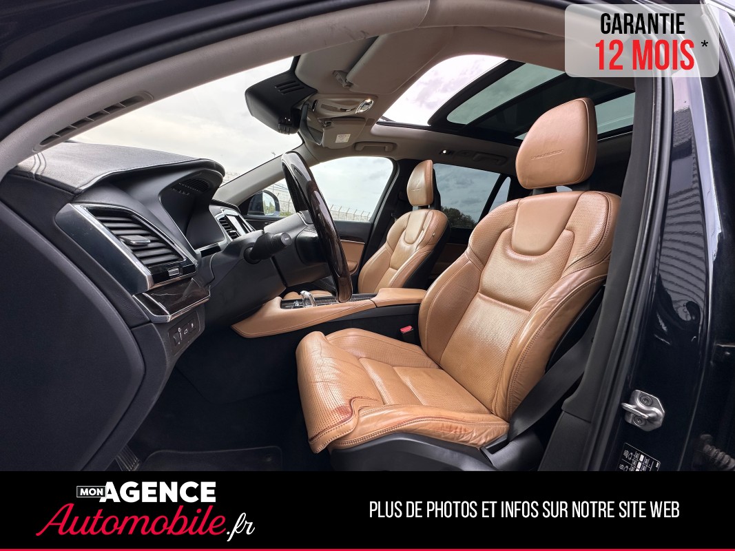 Volvo XC90 T8 407 Ch INSCRIPTION (BATTERIE NEUVE) Hybride Rechargeable 320 + 87 / GARANTIE 12 MOIS