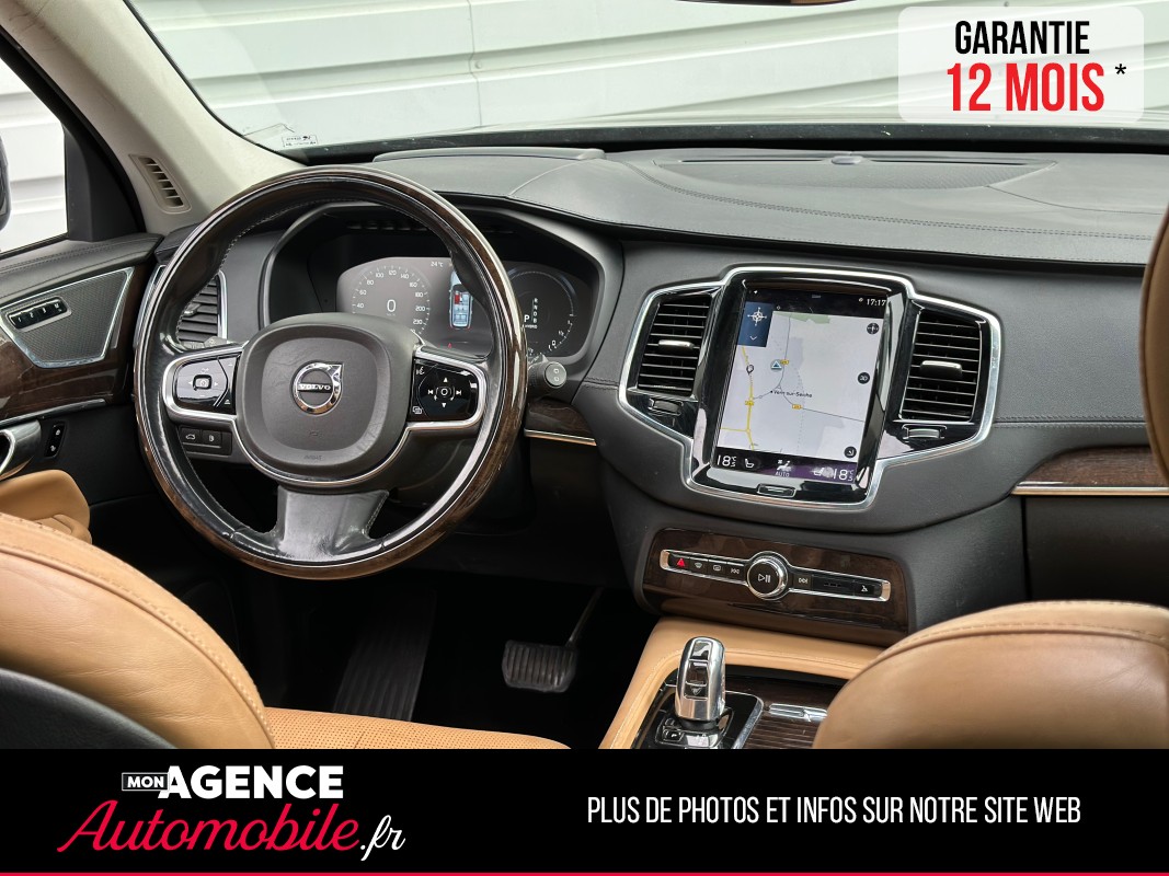 Volvo XC90 T8 407 Ch INSCRIPTION (BATTERIE NEUVE) Hybride Rechargeable 320 + 87 / GARANTIE 12 MOIS