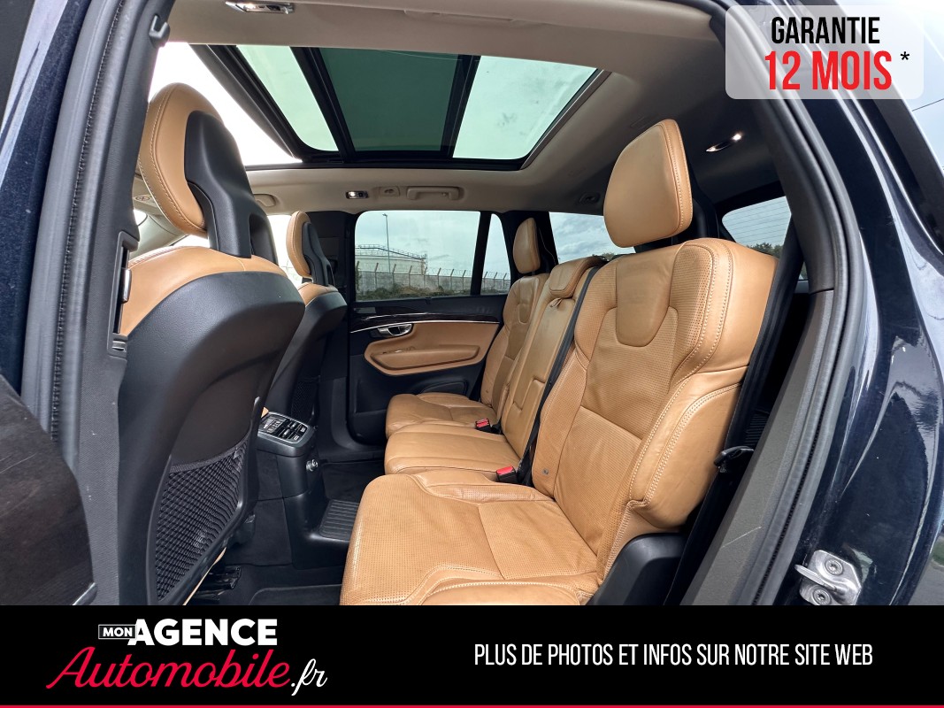 Volvo XC90 T8 407 Ch INSCRIPTION (BATTERIE NEUVE) Hybride Rechargeable 320 + 87 / GARANTIE 12 MOIS