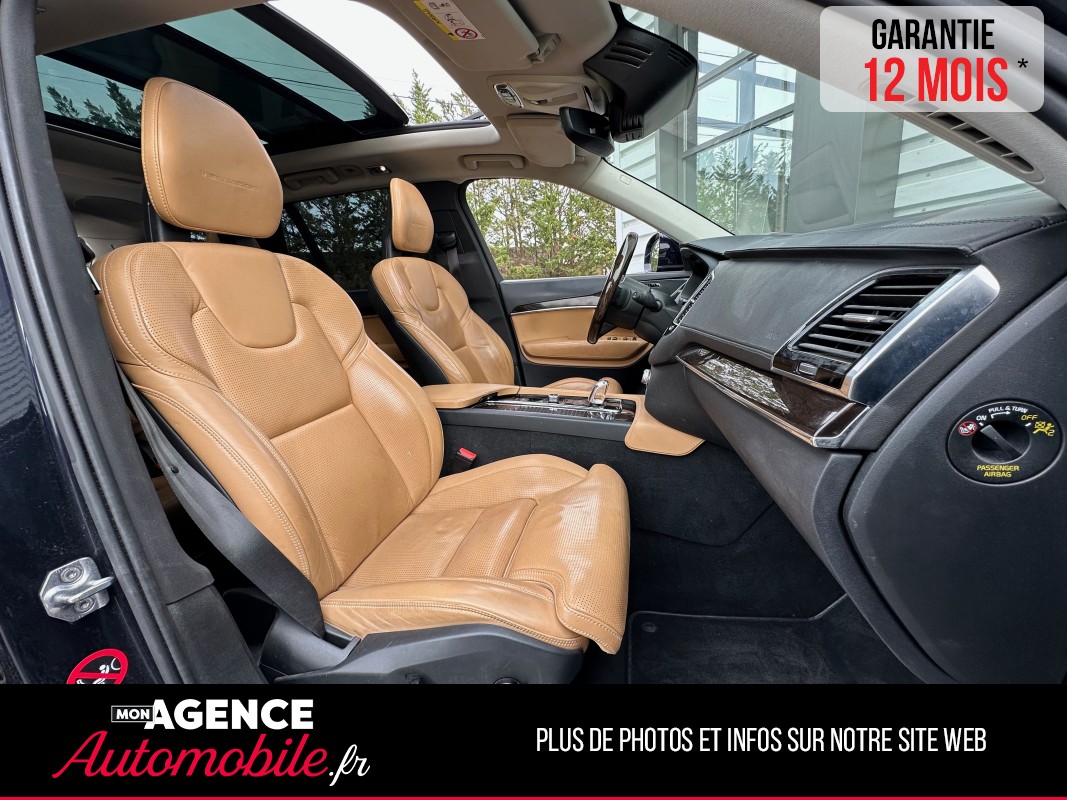 Volvo XC90 T8 407 Ch INSCRIPTION (BATTERIE NEUVE) Hybride Rechargeable 320 + 87 / GARANTIE 12 MOIS