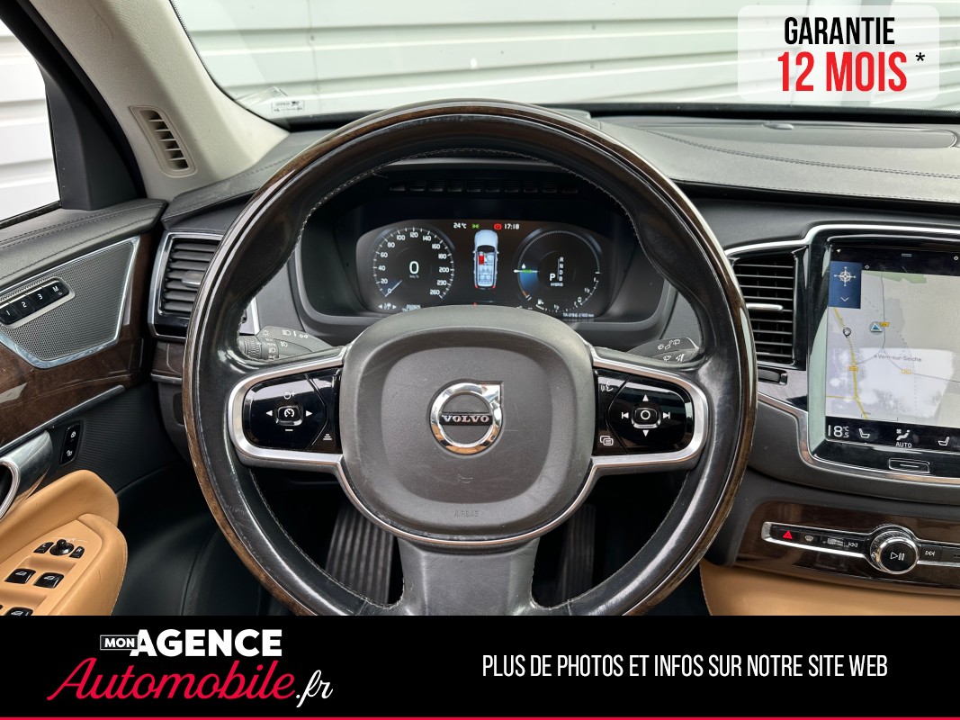 Volvo XC90 T8 407 Ch INSCRIPTION (BATTERIE NEUVE) Hybride Rechargeable 320 + 87 / GARANTIE 12 MOIS