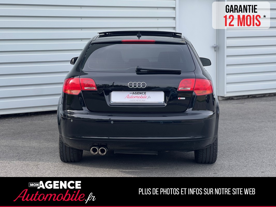 Audi A3 SPORTBACK 2.0 TFSI 200 S-Line *Toit Ouvrant*Reprogrammation Éthanol / GARANTIE 12 MOIS
