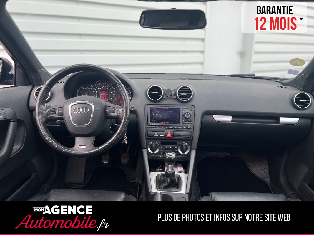 Audi A3 SPORTBACK 2.0 TFSI 200 S-Line *Toit Ouvrant*Reprogrammation Éthanol / GARANTIE 12 MOIS