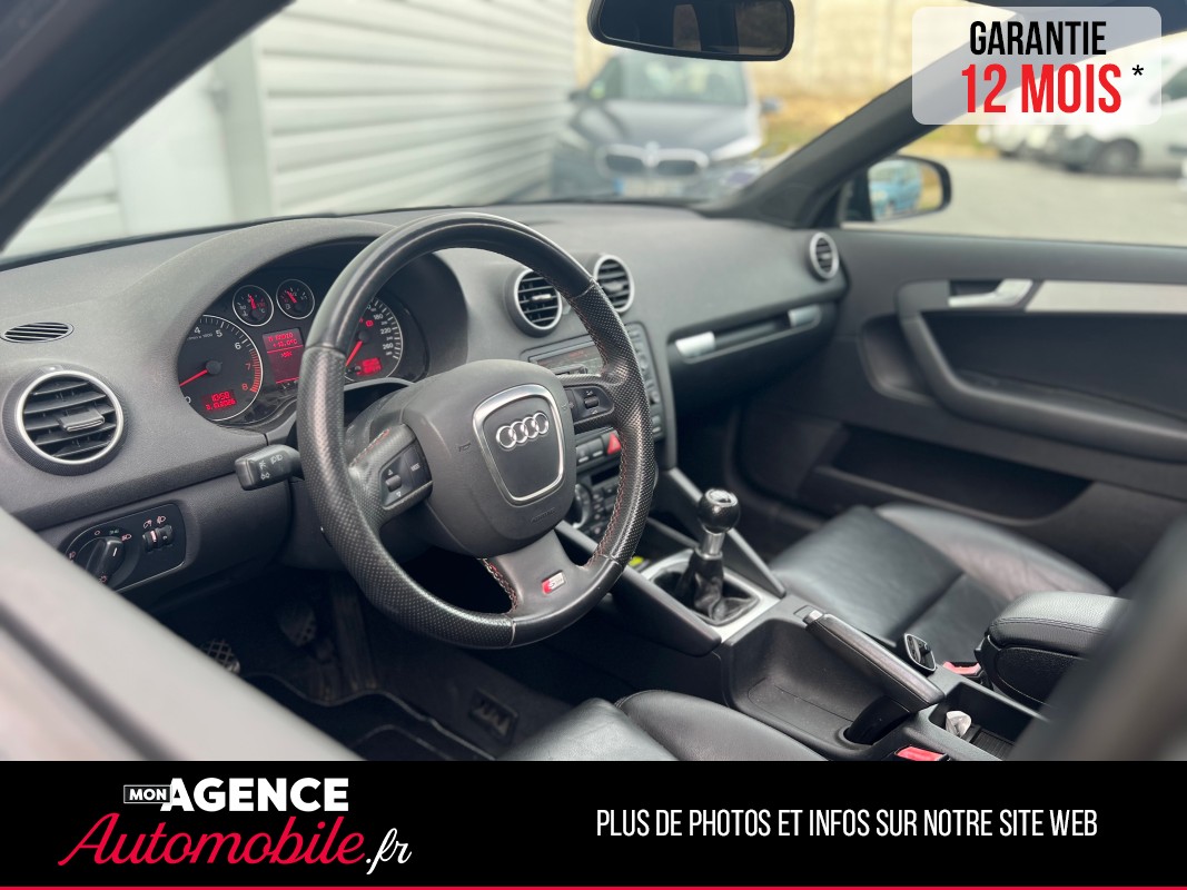 Audi A3 SPORTBACK 2.0 TFSI 200 S-Line *Toit Ouvrant*Reprogrammation Éthanol / GARANTIE 12 MOIS