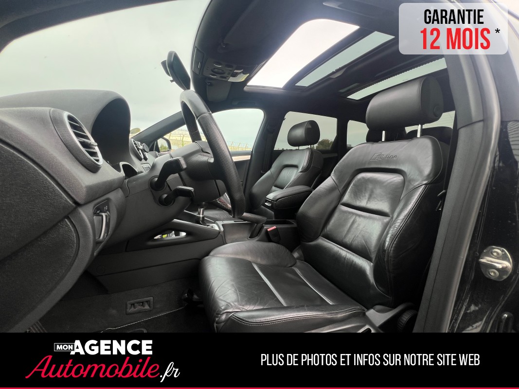 Audi A3 SPORTBACK 2.0 TFSI 200 S-Line *Toit Ouvrant*Reprogrammation Éthanol / GARANTIE 12 MOIS