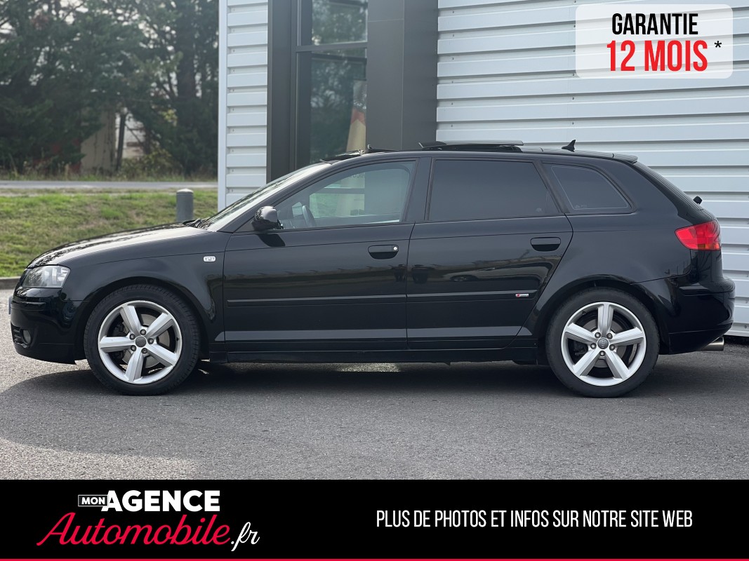 Audi A3 SPORTBACK 2.0 TFSI 200 S-Line *Toit Ouvrant*Reprogrammation Éthanol / GARANTIE 12 MOIS