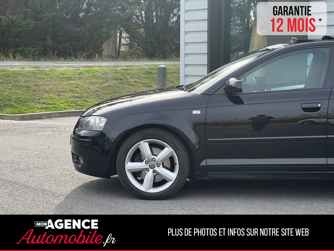 Audi A3 SPORTBACK 2.0 TFSI 200 S-Line *Toit Ouvrant*Reprogrammation Éthanol / GARANTIE 12 MOIS