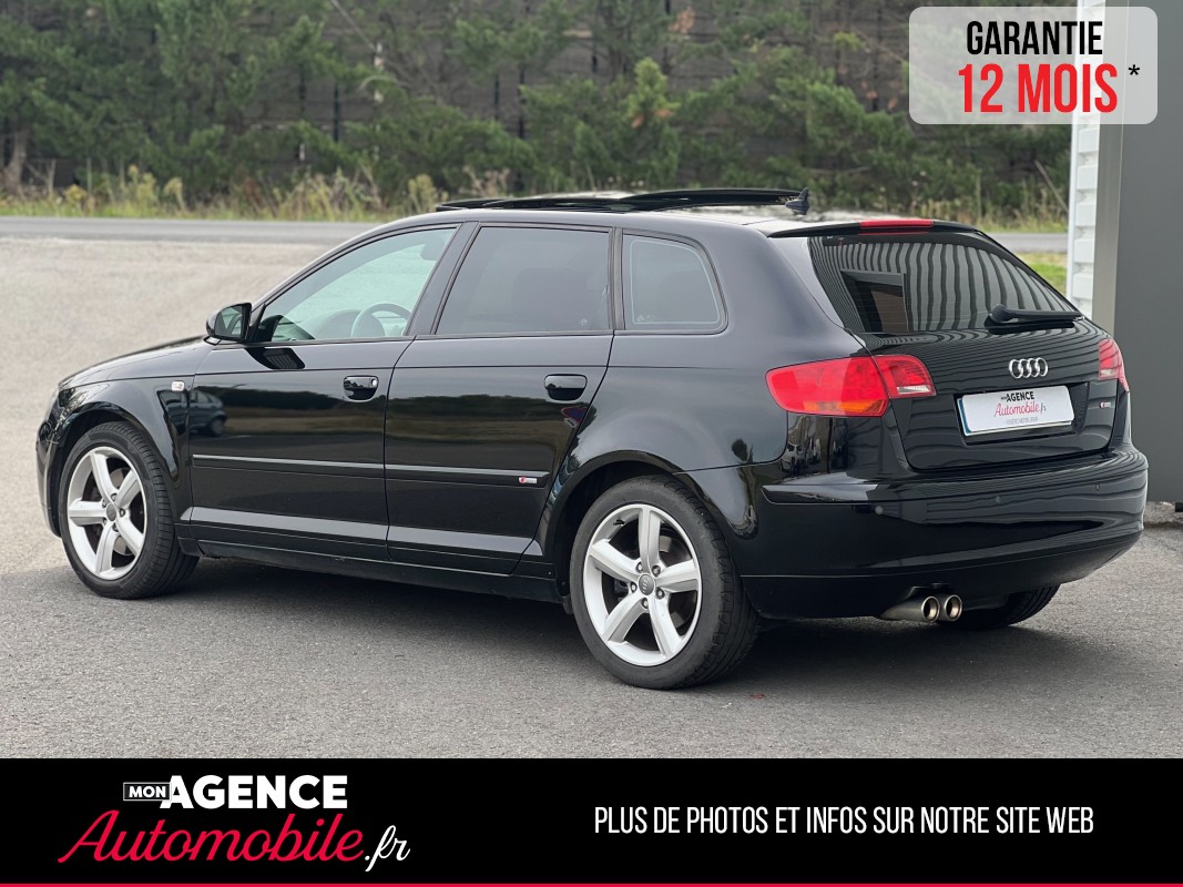 Audi A3 SPORTBACK 2.0 TFSI 200 S-Line *Toit Ouvrant*Reprogrammation Éthanol / GARANTIE 12 MOIS