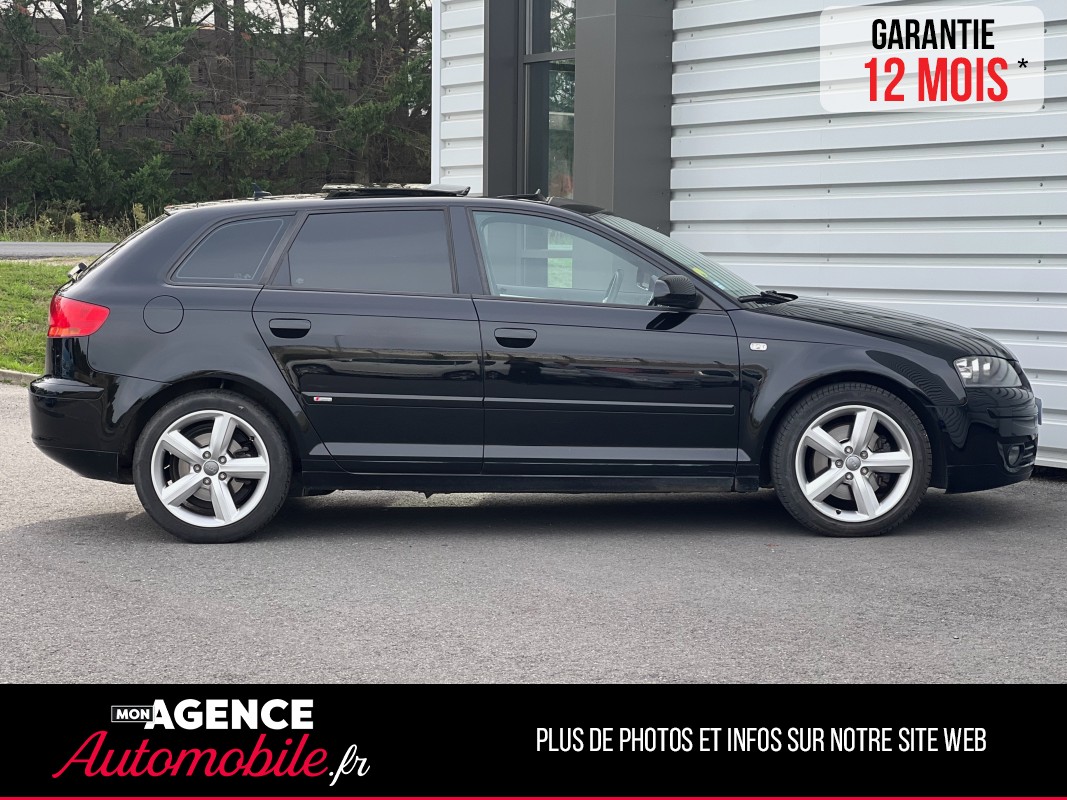Audi A3 SPORTBACK 2.0 TFSI 200 S-Line *Toit Ouvrant*Reprogrammation Éthanol / GARANTIE 12 MOIS