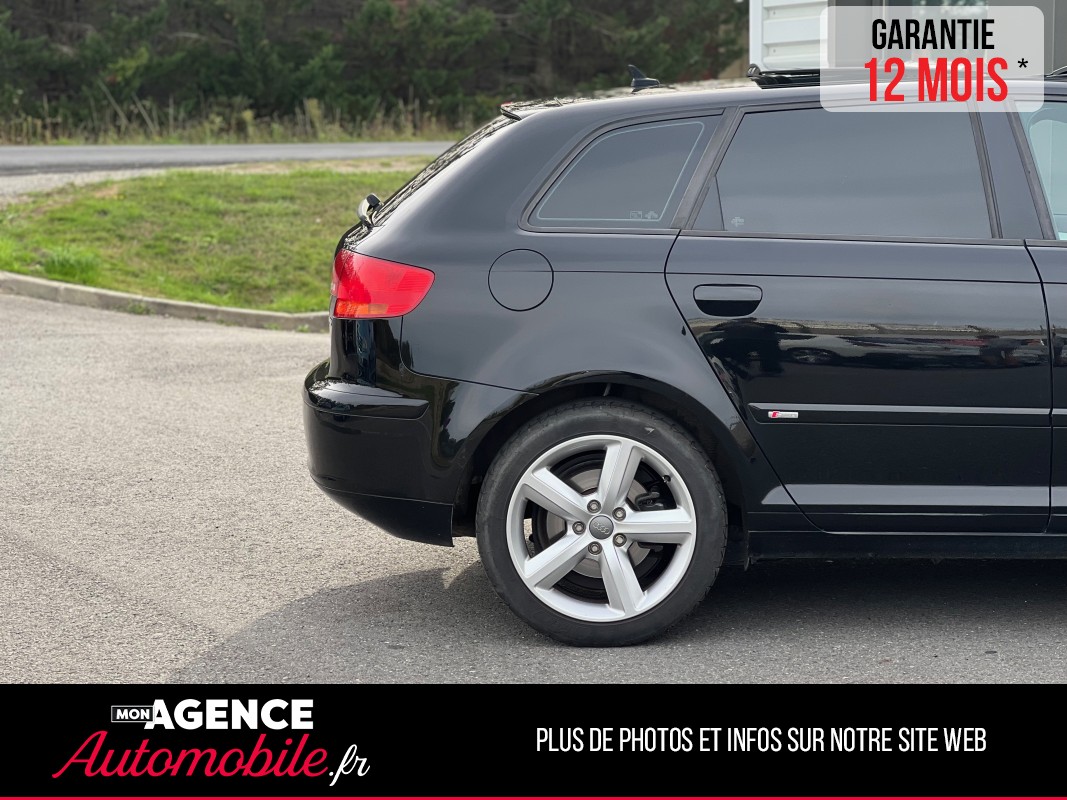 Audi A3 SPORTBACK 2.0 TFSI 200 S-Line *Toit Ouvrant*Reprogrammation Éthanol / GARANTIE 12 MOIS