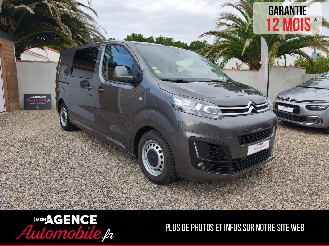 Citroën JUMPY 2.0 BLUE HDI 180 EAT6 5Places "Distribution Effectuée" / Garantie 12 Mois