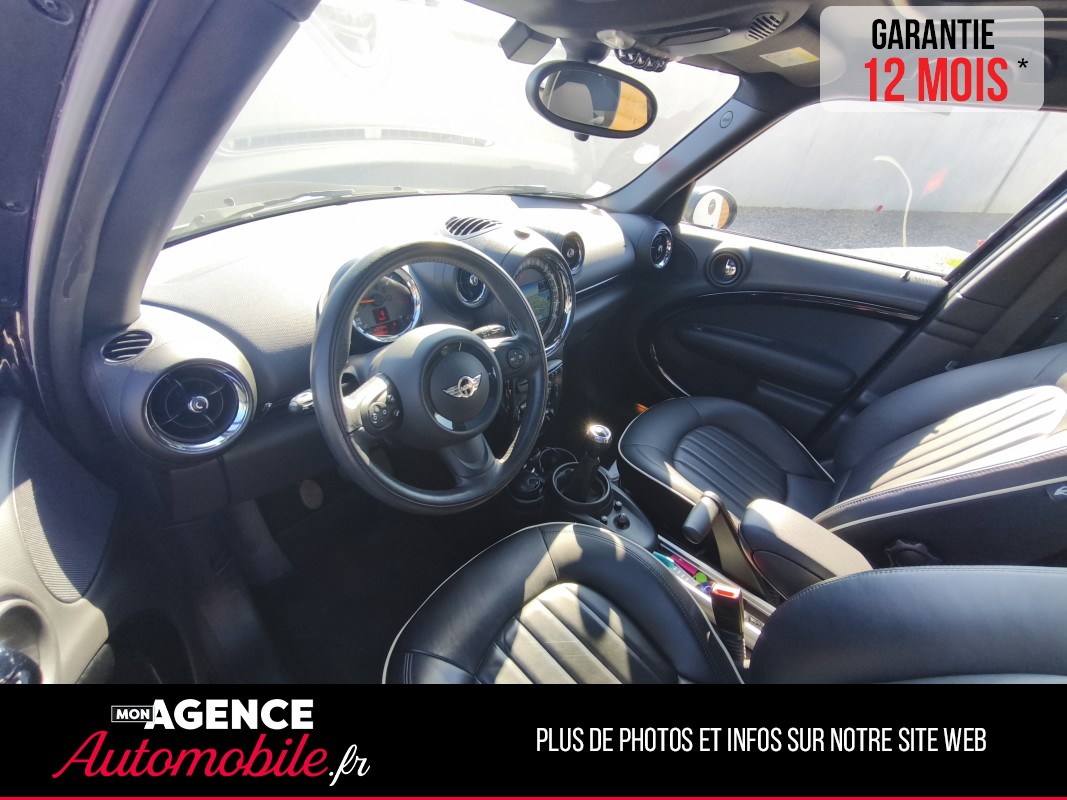 Mini COUNTRYMAN COOPER 122 PACK CHILI "1ere Main" " Peu De Km" / Garantie 12 Mois