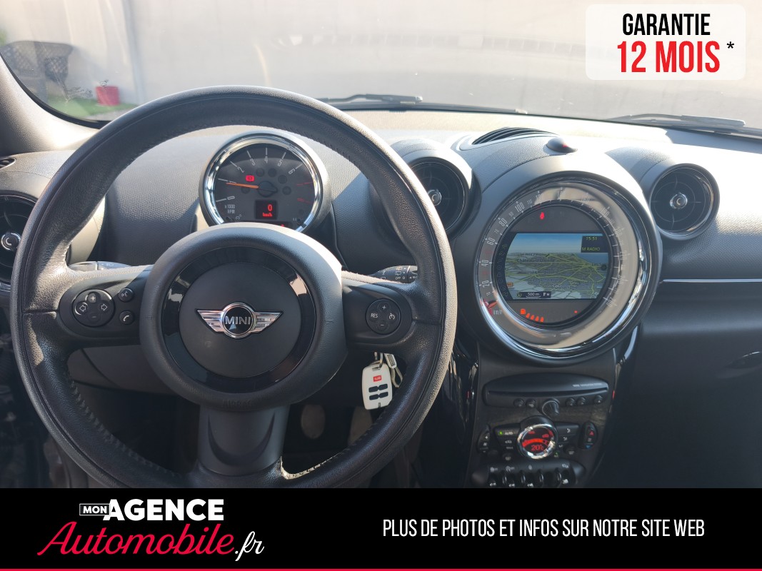 Mini COUNTRYMAN COOPER 122 PACK CHILI "1ere Main" " Peu De Km" / Garantie 12 Mois